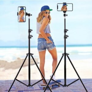 Professional Tripod Set with Phone Holder - Selfie stick