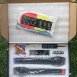Bomge 2-Piece UHF Wireless Handheld Microphone System – 2-Channel Cordless Mics