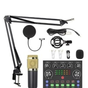 V8S-X Sound Card and BM-800 Condenser Microphone Podcast Equipment Set